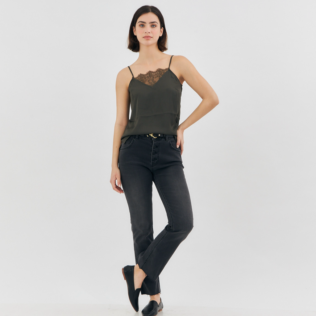 THE TRIANGLE LACE TOP