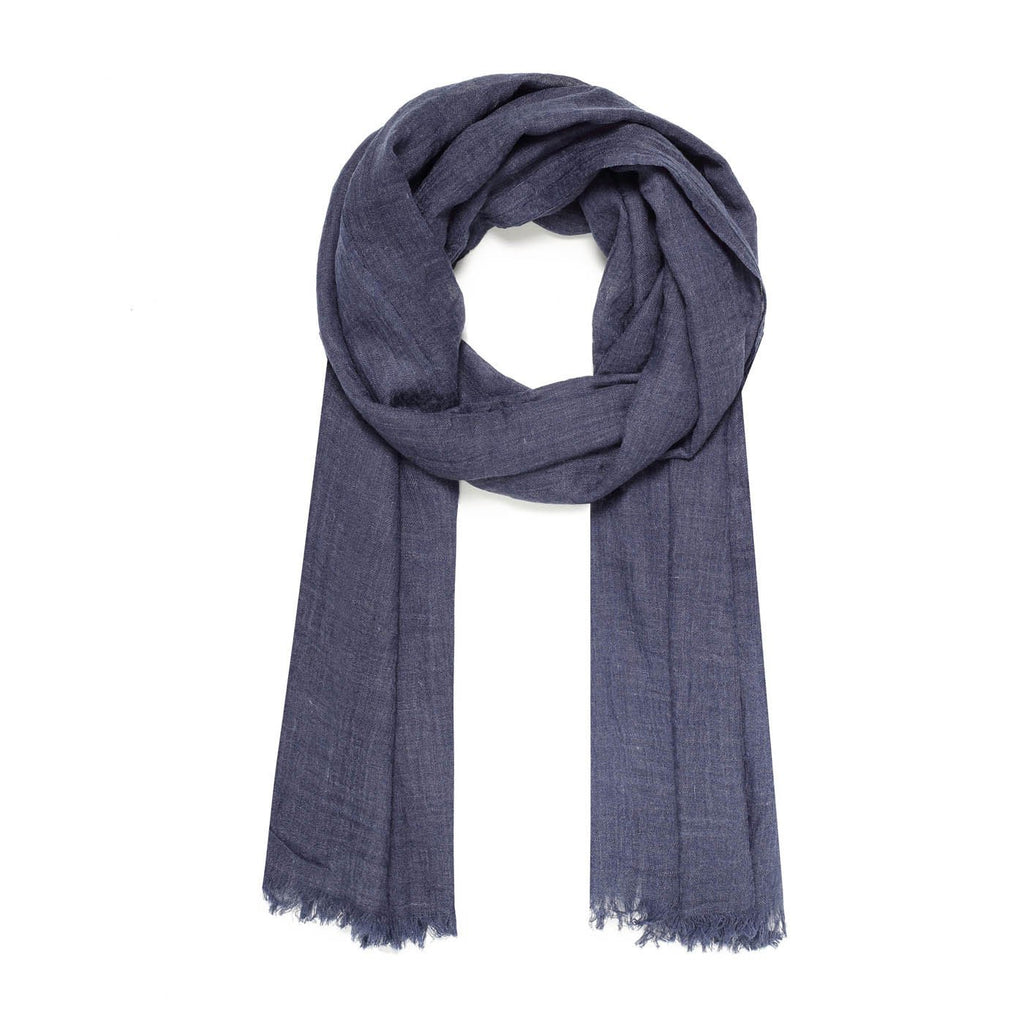 Scarf - THE SOLID ESSENTIAL/ Blue Denim