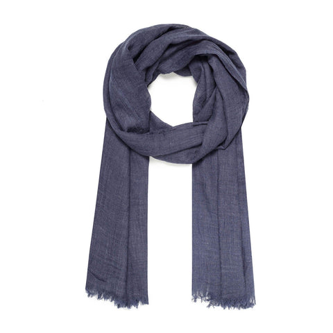 Scarf - THE SOLID ESSENTIAL/ Blue Denim