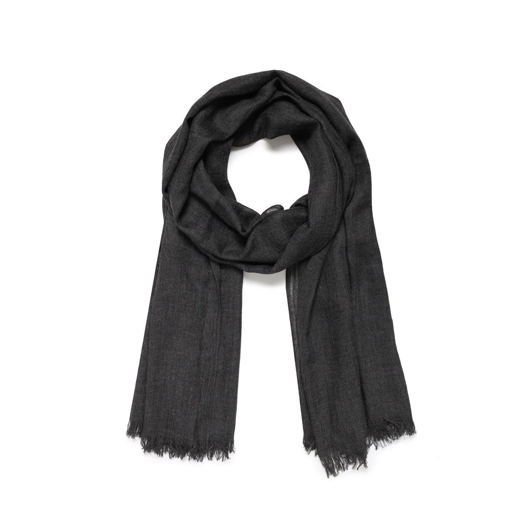 Scarf - THE SOLID ESSENTIAL/ Dark Grey