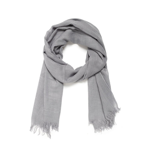 Scarf - THE SOLID ESSENTIAL/ Light Grey