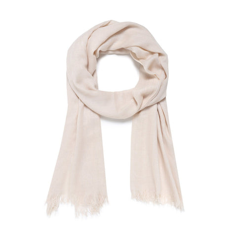 Scarf - THE SOLID ESSENTIAL / Natural