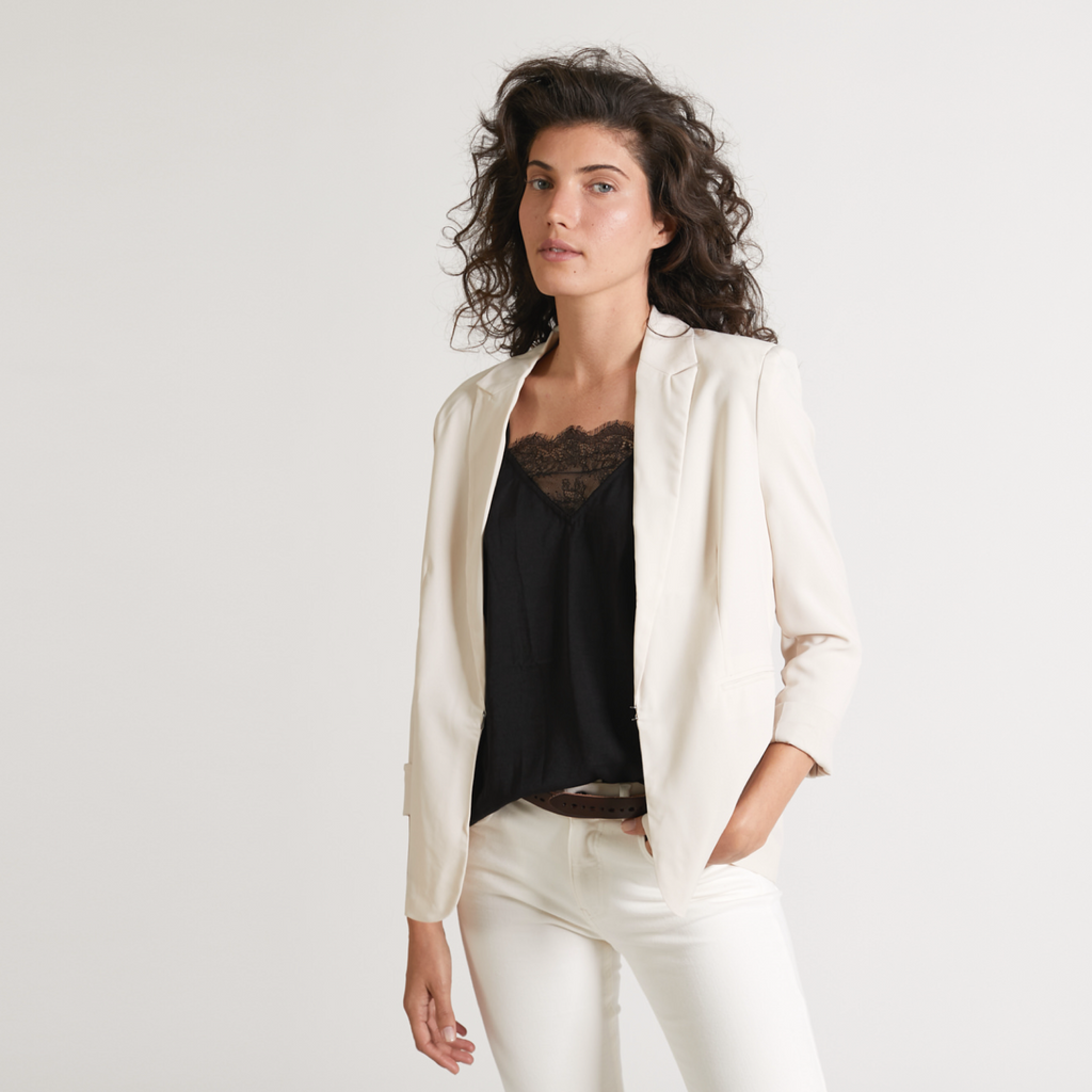 THE TRIANGLE LACE TOP